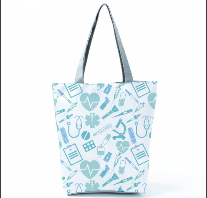 Blue Tote Bag