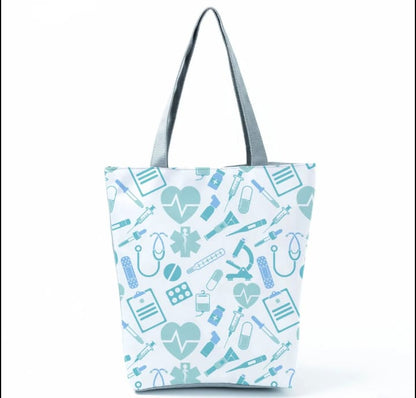 Blue Tote Bag